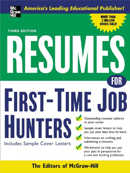 Title details for Resumes for First-Time Job Hunters by McGraw Hill - Available